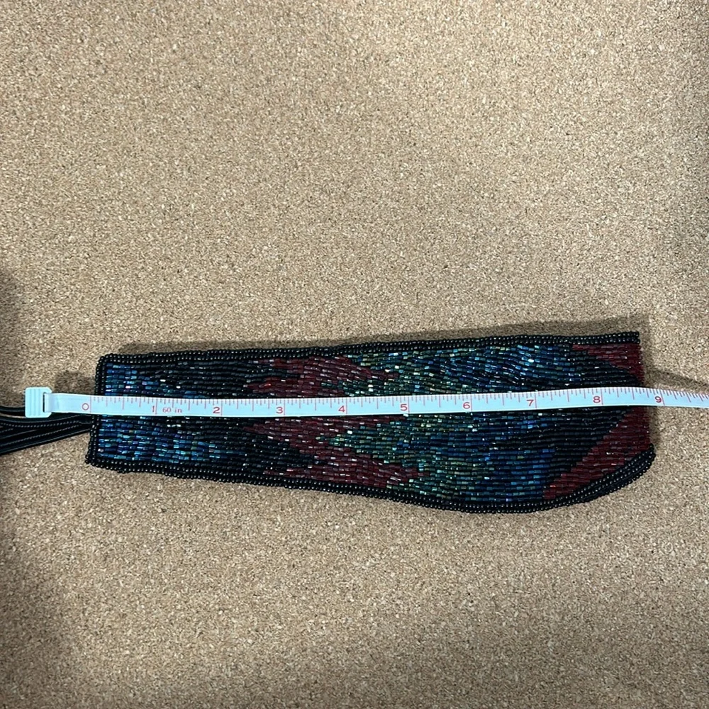 Vintage Speyer Milor Ltd Handmade Colorful Beaded belt